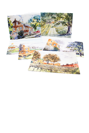 Watercolor Notecards LARGE