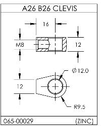 P65-00029 End Fitting LARGE