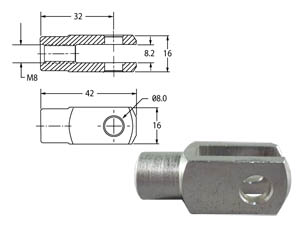 068-00124C End Fitting LARGE