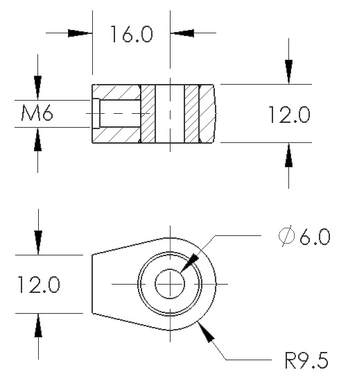 D68-01027 End Fitting LARGE