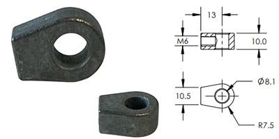 P65-00164 End Fitting LARGE
