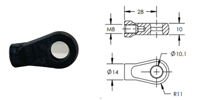 062-00095F End Fitting LARGE