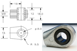 D68-01006 End Fitting LARGE