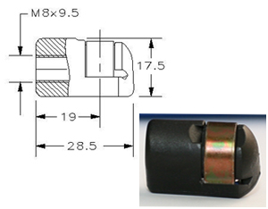 D68-01030 End Fitting LARGE