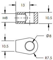 065-00277B End Fitting MAIN