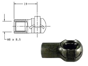 168-00055C End Fitting LARGE