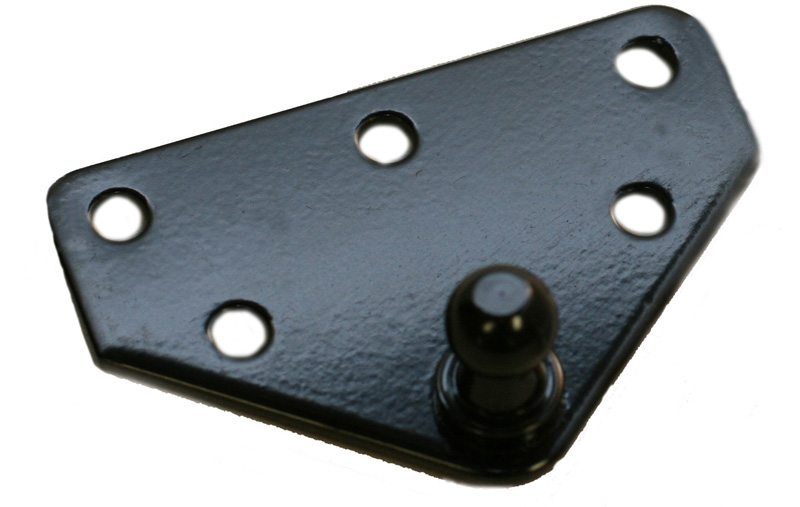 P67-00205 Black E-Coat Ball Bracket LARGE