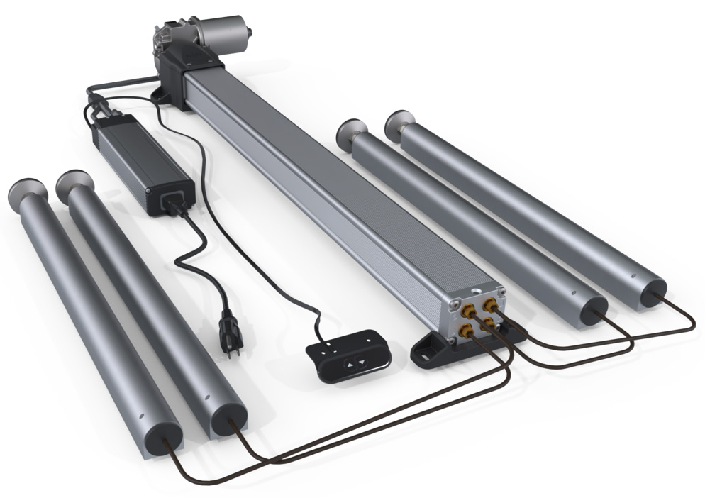 Motorized, 1,300 lb, 16 inch stroke   Lift System LARGE