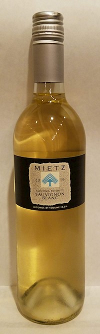 Mietz Cellars Sauvignon Blanc 2019 MAIN
