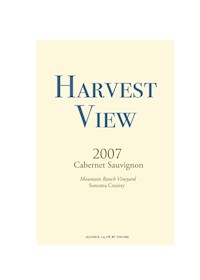 Harvest View Cabernet Sauvignon 2007 - $79 retail MAIN
