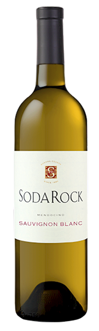 Bottle of Soda Rock Sauvignon Blanc - Mendocino County appellation. MAIN