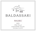 Baldassari Malbec 2021 Ricci Vineyard Alexander Valley THUMBNAIL