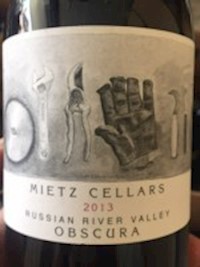 Mietz Cellars Obscura 2015 - Russian River MAIN