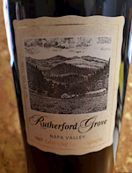 Rutherford Grove Cabernet Sauvignon 1997 MAIN