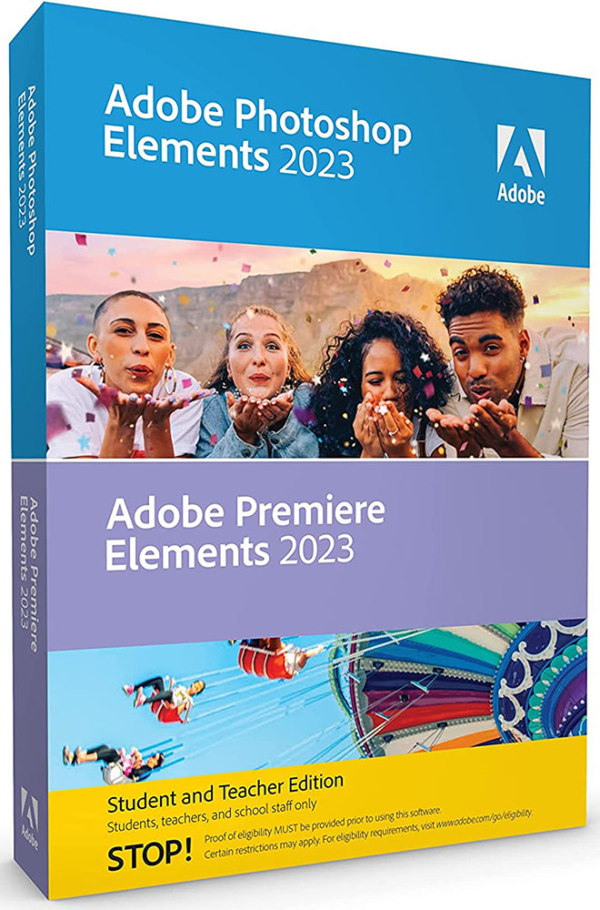 Adobe Photoshop Elements 2023 & Premiere-