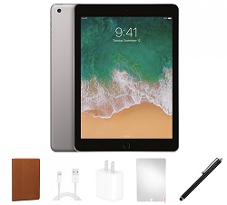 Apple iPad 6 Value Bundle 32GB (Space Gray) (Refurbished) - ON SALE!! LARGE