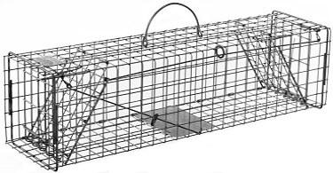 RIGID LIVE ANIMAL TRAPS WITH TWO TRAP DOORS