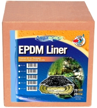 Aquascape Fish Safe Flexible 45 Mil EPDM Boxed Water Garden, Stream, & Pond Liner MAIN