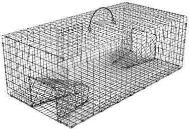 Double Door Rigid Sparrow Live Bird Trap (24" x 12" x 8") THUMBNAIL