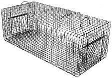 Double Door Rigid Pigeon Live Bird Trap (36" x 16" x 12") THUMBNAIL