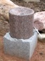 Aquascape - Natural 2- Color Polished Stone Column Bubbler Fountain for Custom Water Features SWATCH