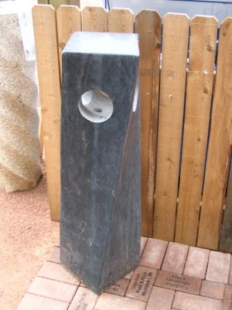 Aquascape - Natural Polished Twisted Stone Column Fountain for Custom Water Features MAIN