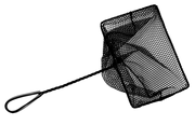 Pond Net 10" x 7"  with Twisted Handle for Small Ponds & Container Gardens (Mini) MAIN