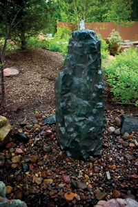 Fractured Basalt Column Stone Fountain for Custom Water Features MAIN