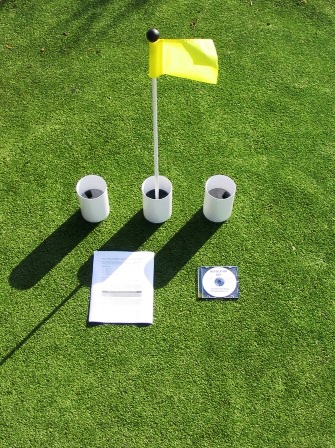 PUTTING GREEN ACCESSORIES - CUPS, MARKERS, FLAGS