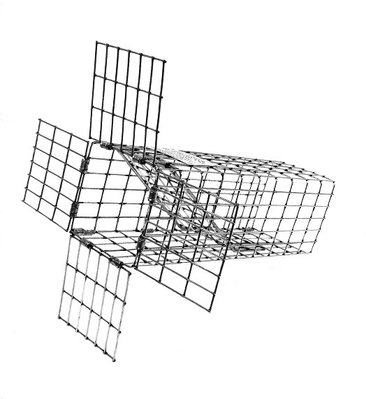 Animal Excluders with One Way Door - Small Rodent Trap Size (10" x 3" x 3") LARGE