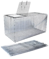 FISH LIVE BOXES - 14 GAUGE GALVANIZED STEEL MESH