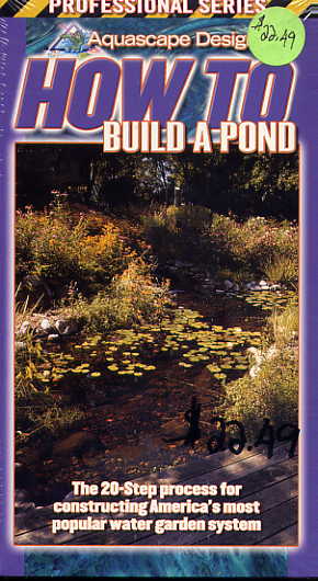 Clearance - How To Build A Pond - VHS THUMBNAIL