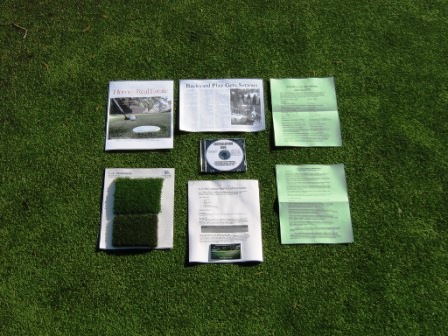 Synthetic Putting Green Installation Instructions + Samples of our Premium Nylon & Polypropylene THUMBNAIL