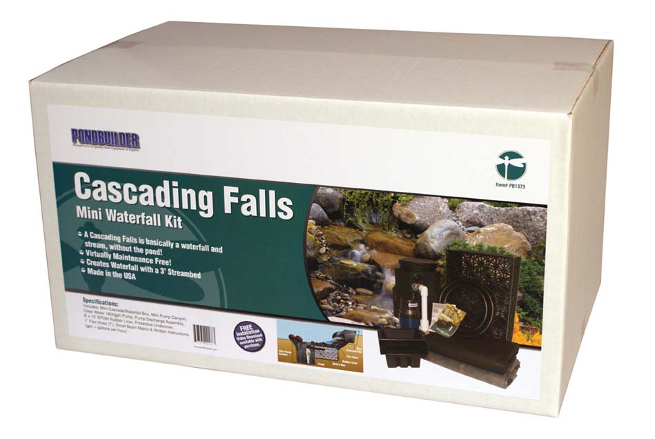 3 Foot Mini Cascading Falls Kit by PondBuilder THUMBNAIL