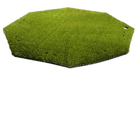 Golf Driving Range / Chipping Mats - AstroTurf 58" Octagonal ULTRA Turf Mat with 1.5" Pile Height THUMBNAIL