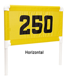 Nylon Range Banners by Standard Golf - Horizontal MAIN