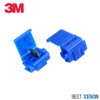 3M Run-Tap Moisture Resistant Solderless Connectors - Pair (2) of Blue Connectors with Silicone Gel SWATCH