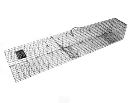 Multiple Catch Animal Trap with Recess Doors - Medium Rodent Size (30" x 4" x 4") MAIN