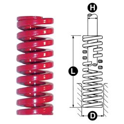 photo and drawing of dayton red iso die spring MAIN