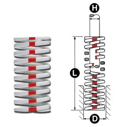 photo and drawing of dayton red die spring MAIN