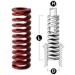 photo and drawing of raymond red die spring MAIN