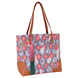 CATCHFLY SOUTHWEST MULTI COLORED AND COW SKULL TOTE – Trenditions ...