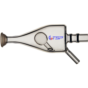 Conical Spray Chamber, Pyrex, with QD Fitting, for Thermo X-Series [10-5203] LARGE