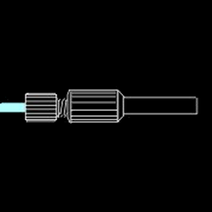 4 mm PEEK Adapter. Fits  Agilent, Thermo iCAP Series, JY, and Analytik Jena [16-0253] LARGE