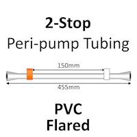 Two Stop, PVC, 0.64mm, Orange-White FLARED END 12/pk [20-1112F] MAIN