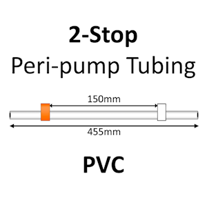 Two Stop, PVC, 0.64mm, Orange-White 12/pk [20-1112] LARGE