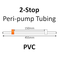 Two Stop, PVC, 0.64mm, Orange-White 12/pk [20-1112] MAIN
