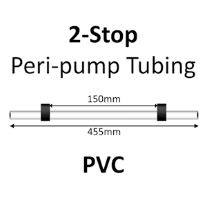 Two Stop, PVC, 0.76mm, Black-Black 12/pk [20-1113] LARGE