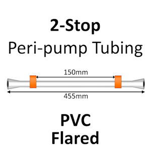 Two Stop, PVC, 0.89mm, Orange-Orange  FLARED END 12/pk [20-1114F] LARGE