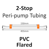 Two Stop, PVC, 0.89mm, Orange-Orange  FLARED END 12/pk [20-1114F] MAIN